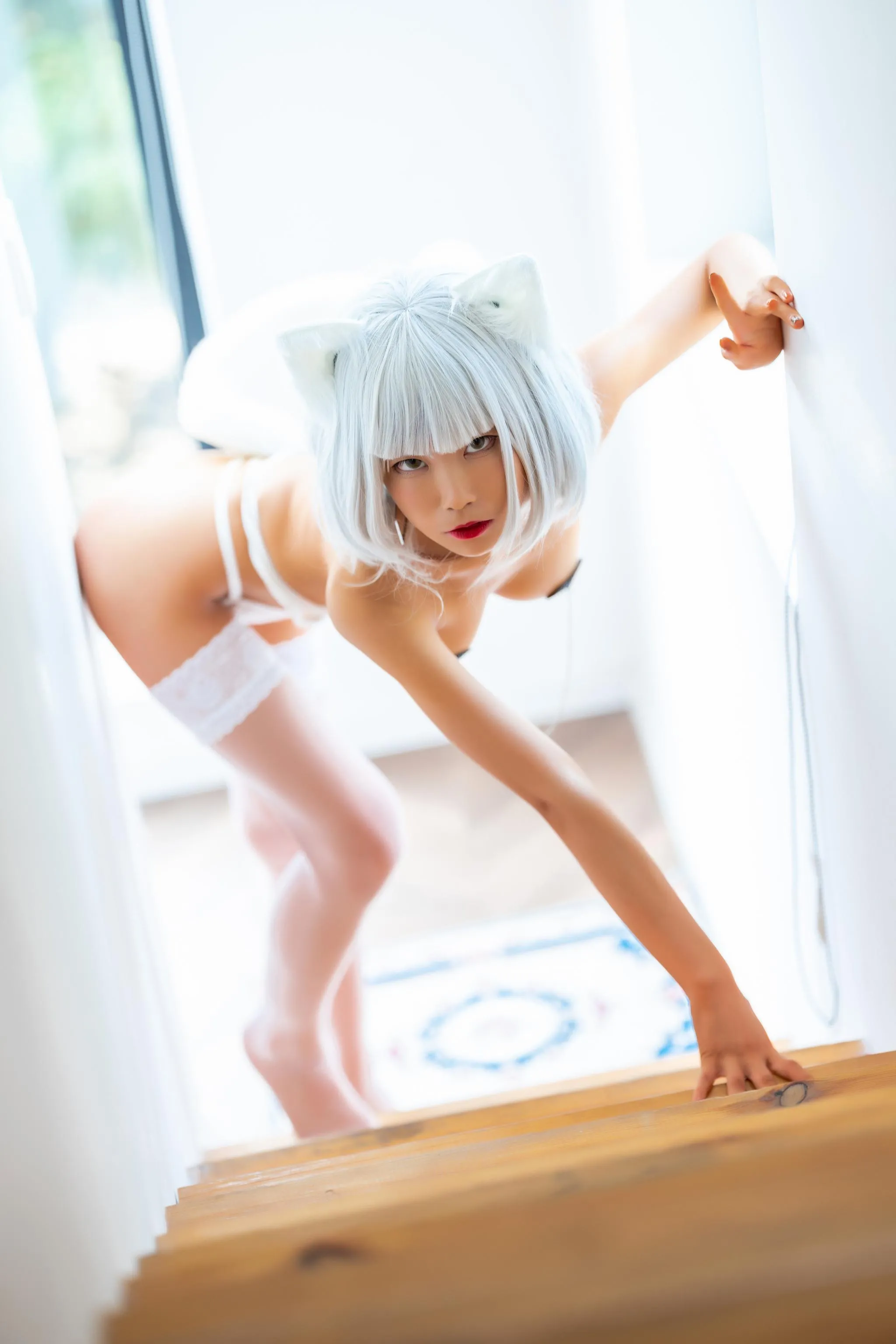 水淼Aqua – NO.08 白猫 [52P]插图